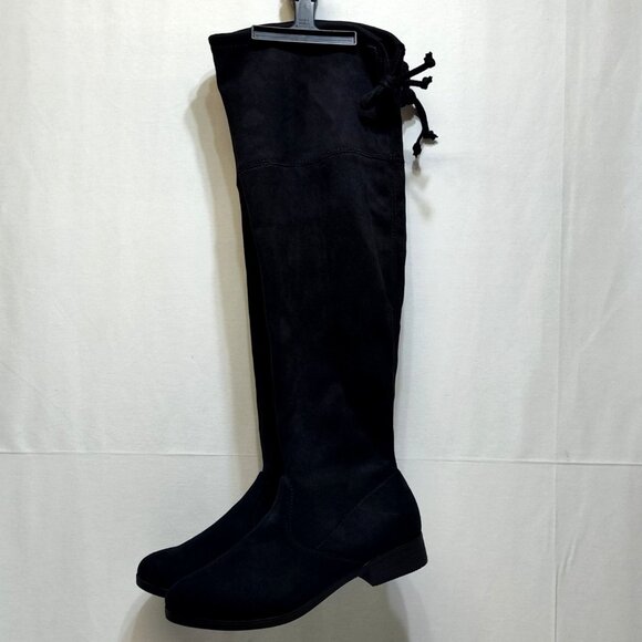 No Boundaries Over-The-Knee Boots Size 6.5W True To Size Suede-like Material NWT - Picture 3 of 14